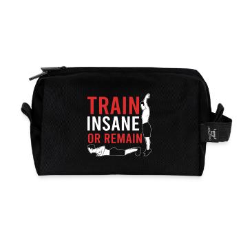Fitness Trainers Personal Trainers - Recycled Toiletry Zip Bag - black - Front