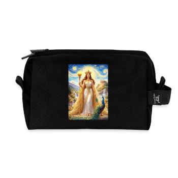 Hera Starry Night - Recycled Toiletry Zip Bag - black - Front