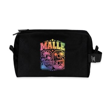 Malle 26 Jersey Mallorca Multicoloured - Recycled Toiletry Zip Bag - black - Front