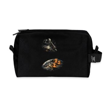 Astronomie Astronom - Recycelte Kulturtasche - Schwarz - Vorne