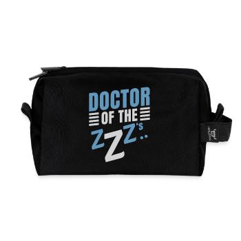 Anesthesiologist Doctor Of ZZZ Anesthesia - Recycled Toiletry Zip Bag - black - Front