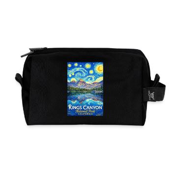 Kings Canyon Nationalpark, Kalifornien - Recycelte Kulturtasche - Schwarz - Vorne