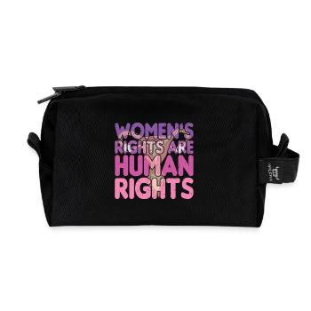 Frauenrechte sind Menschenrechte - Recycelte Kulturtasche - Schwarz - Vorne
