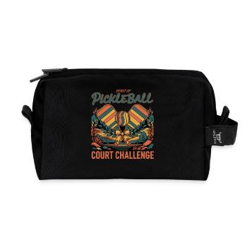 Pickleball Spirit Court Challenge Spielerpaddel - Recycelte Kulturtasche - Schwarz - Vorne