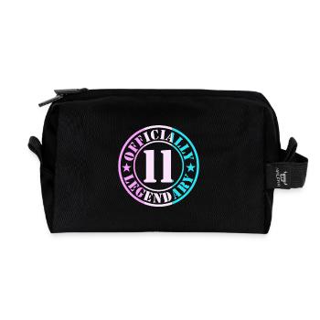 11. Geburtstag Junge Mädchen Legende Level 11 - Recycelte Kulturtasche - Schwarz - Vorne