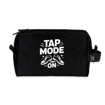 Tap Mode On Stepptanz Dancer - Recycelte Kulturtasche - Schwarz - Vorne