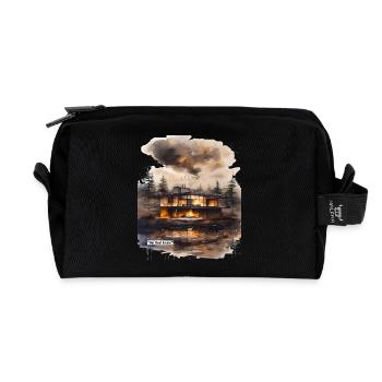 Lakeside Inferno Modernes Haus - Recycelte Kulturtasche - Schwarz - Vorne