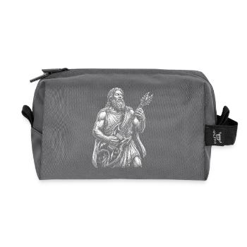 Zeus joue de la guitare - Trousse de toilette en tissu recyclé - anthracite - Devant
