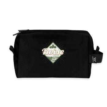 Boise City, Idaho, États-Unis, Vintage USA - Trousse de toilette en tissu recyclé - noir - Devant