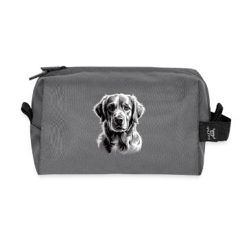 Labrador - Recycelte Kulturtasche - Anthrazit - Vorne