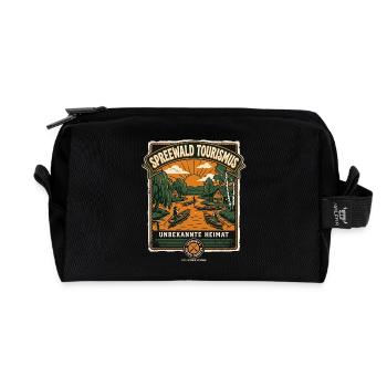 Spreewald Heimat - Recycelte Kulturtasche - Schwarz - Vorne