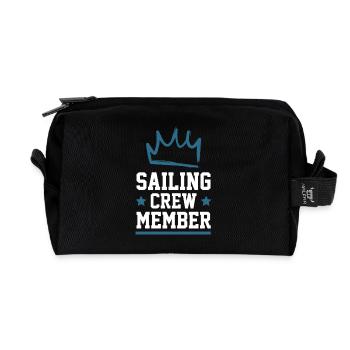 Équipage de navigation - Trousse de toilette en tissu recyclé - noir - Devant