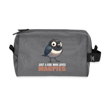 Elstern Elster - Recycelte Kulturtasche - Anthrazit - Vorne