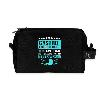 Gastroenterologie - Recycelte Kulturtasche - Schwarz - Vorne