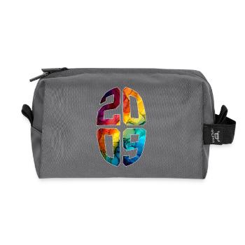 17 YEARS OLD 2009 17TH BIRTHDAY - Recycled Toiletry Zip Bag - anthracite - Front