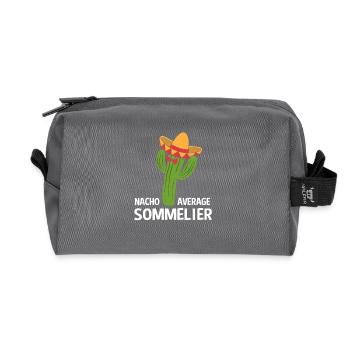 Wein Sommelier - Recycelte Kulturtasche - Anthrazit - Vorne