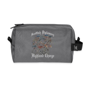 Highlander Clan Krieger | Schottland Geschichte - Recycelte Kulturtasche - Anthrazit - Vorne
