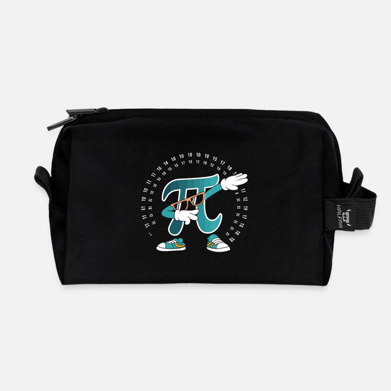 Pi - Recycelte Kulturtasche - Schwarz
