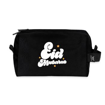 Eid Mubarak - Recycelte Kulturtasche - Schwarz - Vorne