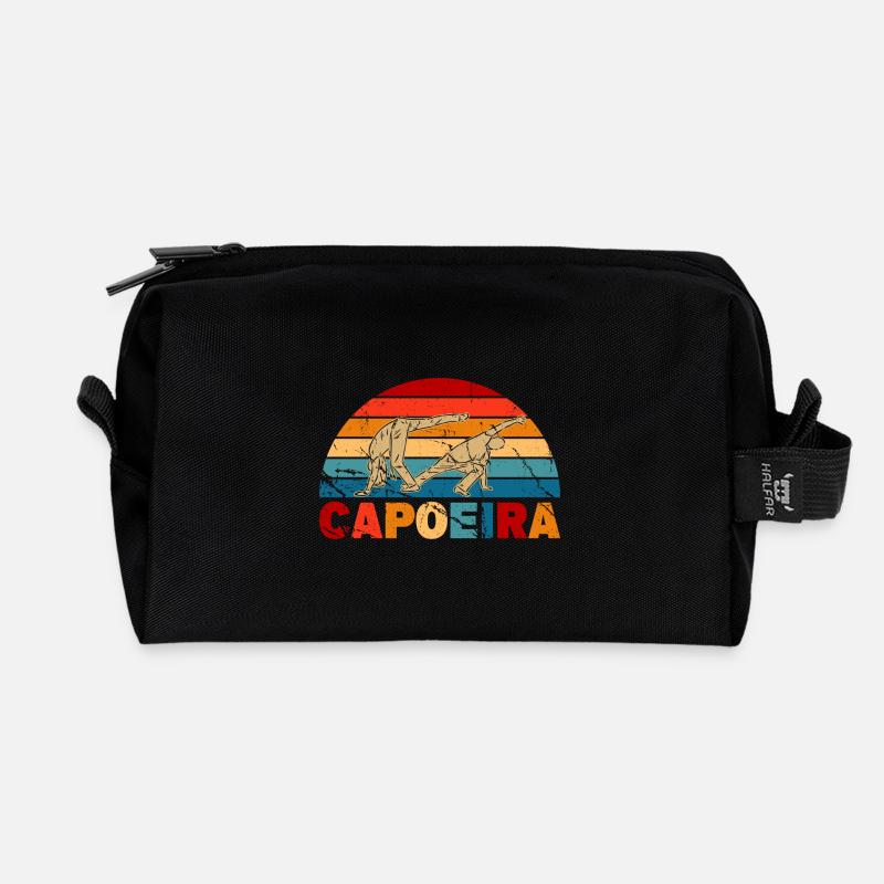 Capoeira - Recycelte Kulturtasche - Schwarz