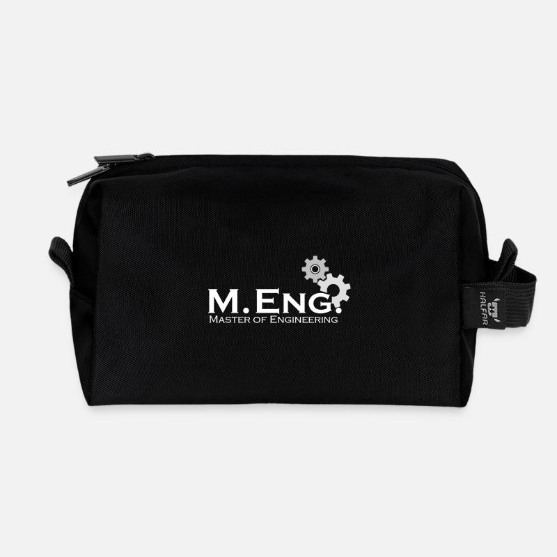 Master of Engineering Ingenieur M.Eng. Abschluss - Recycelte Kulturtasche - Schwarz
