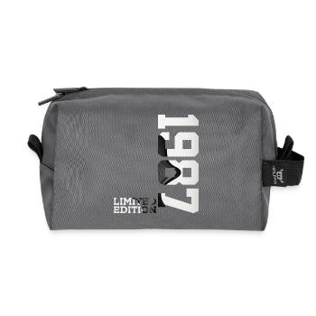 LIMITED EDITION 1987 39. GEBURTSTAG - Recycelte Kulturtasche - Anthrazit - Vorne