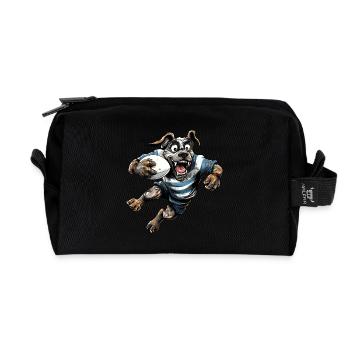 Rugby canin - Trousse de toilette en tissu recyclé - noir - Devant