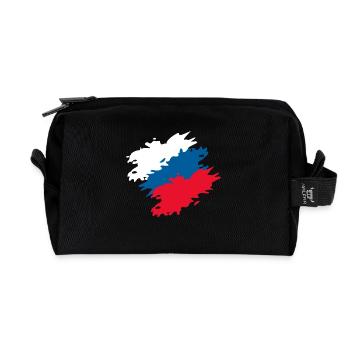 Tschechien - Recycelte Kulturtasche - Schwarz - Vorne