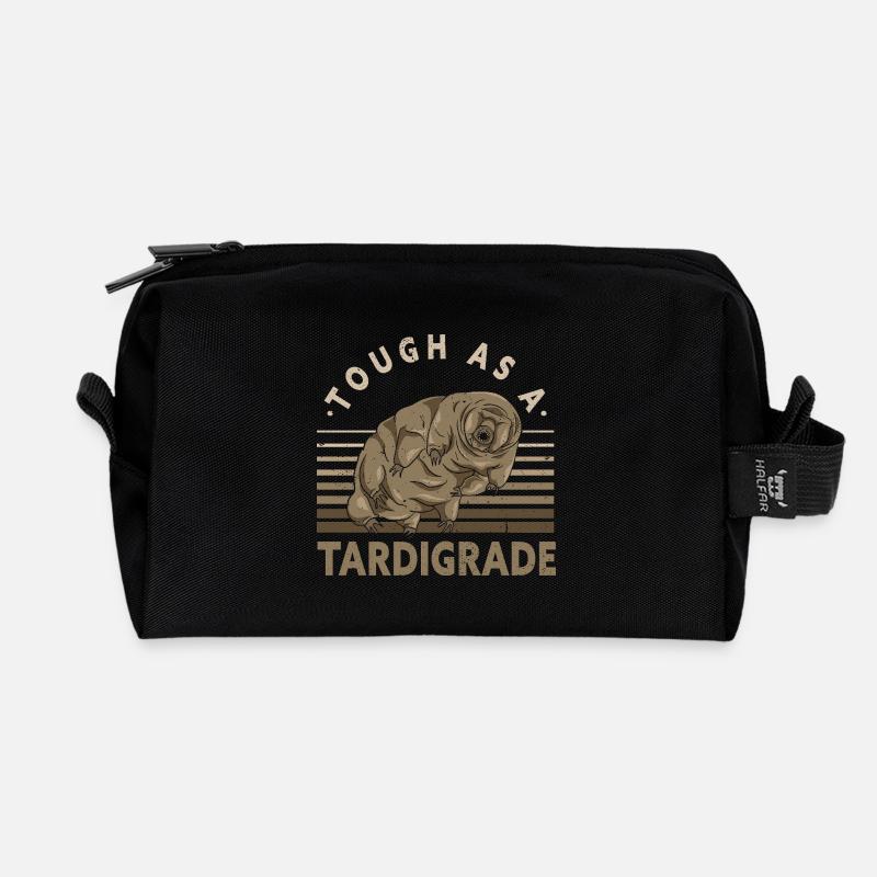 Tough As A Tardigrade Mikrobiologe - Recycelte Kulturtasche - Schwarz