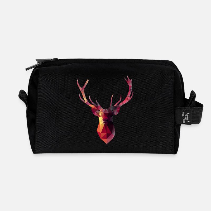 Red Stag - Recycled Toiletry Zip Bag - black