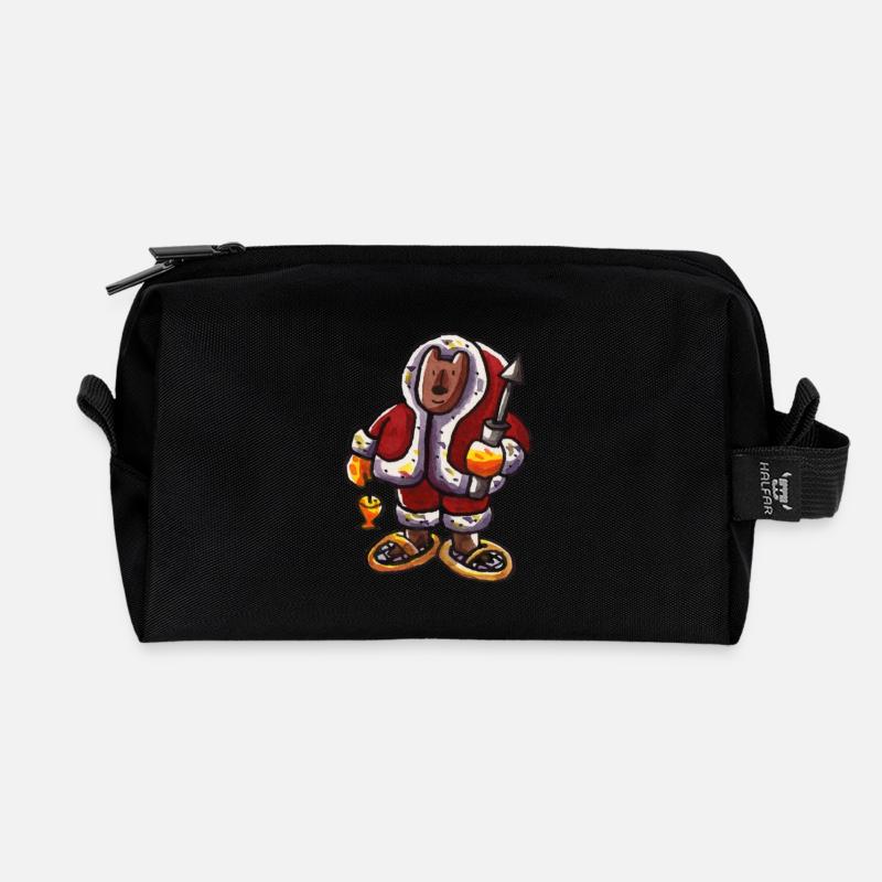 The Eskimo - Recycled Toiletry Zip Bag - black