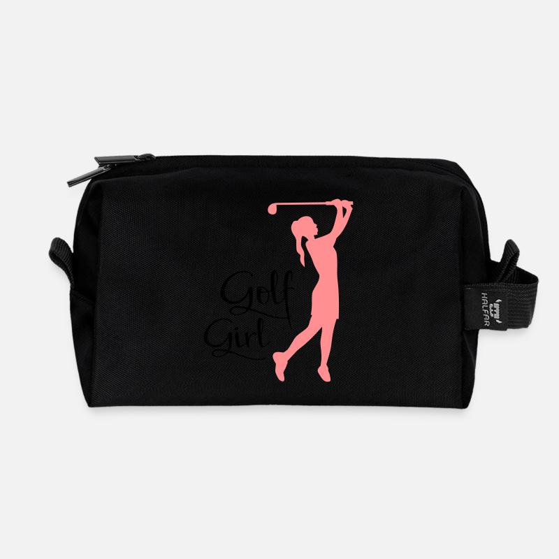 golf - Trousse de toilette en tissu recyclé - noir