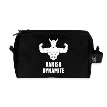 Danish Dynamite (Denmark / Viking) - Recycled Toiletry Zip Bag - black - Front