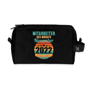 Mitarbeiter des Monats November 2022 - Recycelte Kulturtasche - Schwarz - Vorne