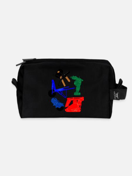 Fertigwerkzeuge - Recycelte Kulturtasche - Schwarz