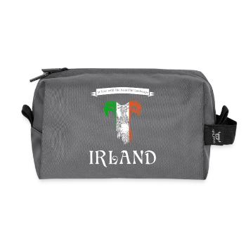 Ireland Irland irisch - Recycelte Kulturtasche - Anthrazit - Vorne