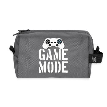 Mode de jeu - Trousse de toilette en tissu recyclé - anthracite - Devant