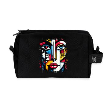 Frauen Girl Power Design Kunst Weiblicher Feminismus Symbol - Recycelte Kulturtasche - Schwarz - Vorne