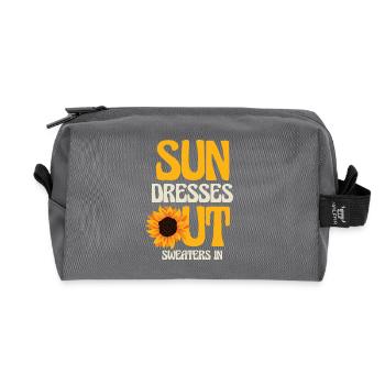 Sundressierungen Aus, Pullover In, Umarmen Vintage - Recycelte Kulturtasche - Anthrazit - Vorne