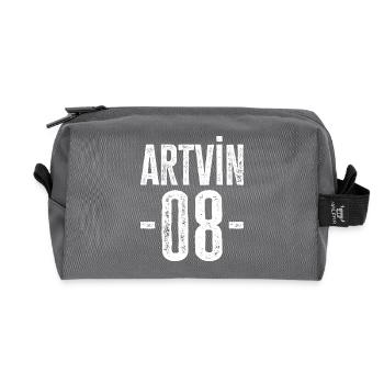 Artvin 08 – Stolz auf die Schwarzmeerregion - Recycelte Kulturtasche - Anthrazit - Vorne