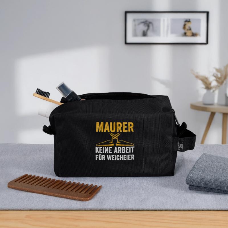 Master Bricklayer Journeyman Bricklayer Recycled Toiletry Zip Bag