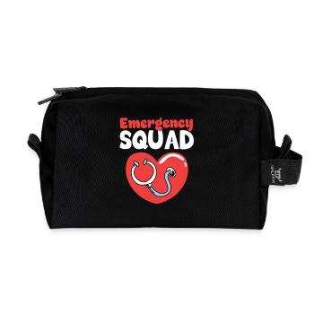 Emergency Nurse Team - Recycled Toiletry Zip Bag - black - Front
