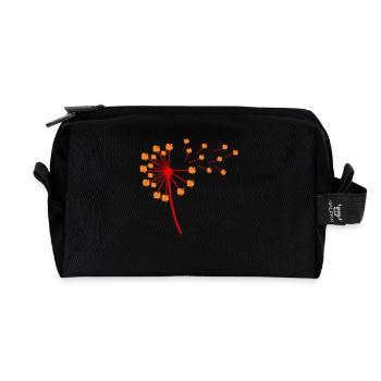 Poulets Coq Dinde - Trousse de toilette en tissu recyclé - noir - Devant