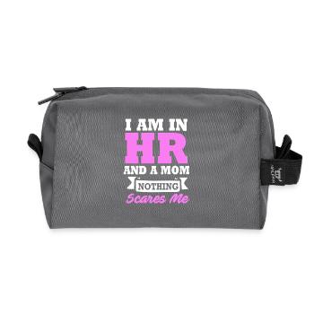HR Manager - Recycled Toiletry Zip Bag - anthracite - Front