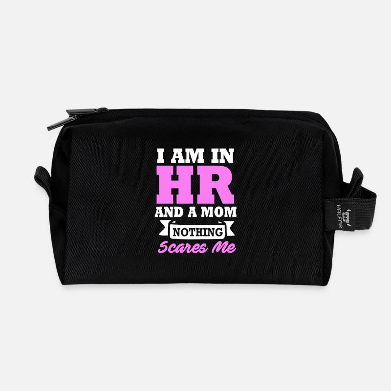 HR Manager - Recycled Toiletry Zip Bag - black