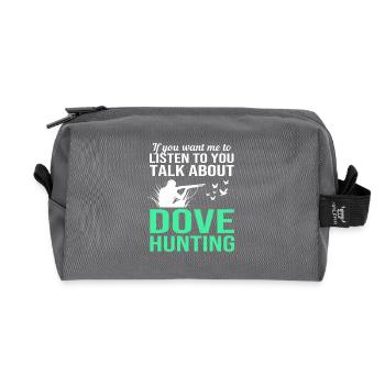 Chasse aux pigeons Chasse aux chasseurs - Trousse de toilette en tissu recyclé - anthracite - Devant
