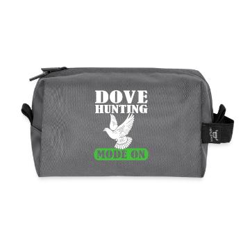 Chasse au pigeon Chasseur Chasse au pigeon - Trousse de toilette en tissu recyclé - anthracite - Devant