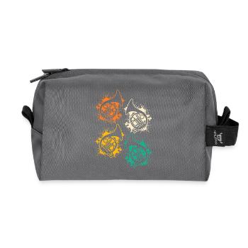 Hornist Waldhorn - Recycelte Kulturtasche - Anthrazit - Vorne