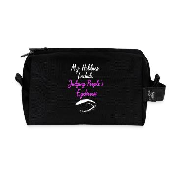 Kosmetik Kosmetikerin Microblading Make-up - Recycelte Kulturtasche - Schwarz - Vorne