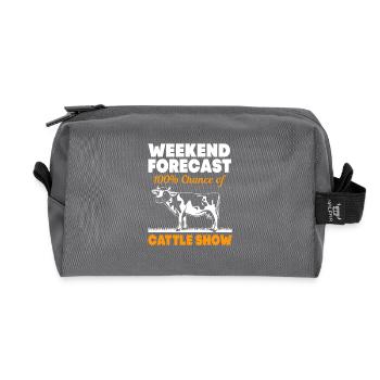 Éleveurs de bétail - Trousse de toilette en tissu recyclé - anthracite - Devant